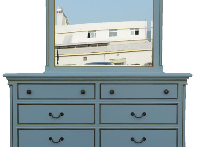 Elegant Style Furniture Bedroom Chest of drawers Wardrobe Classic Sideboard with Mirror
